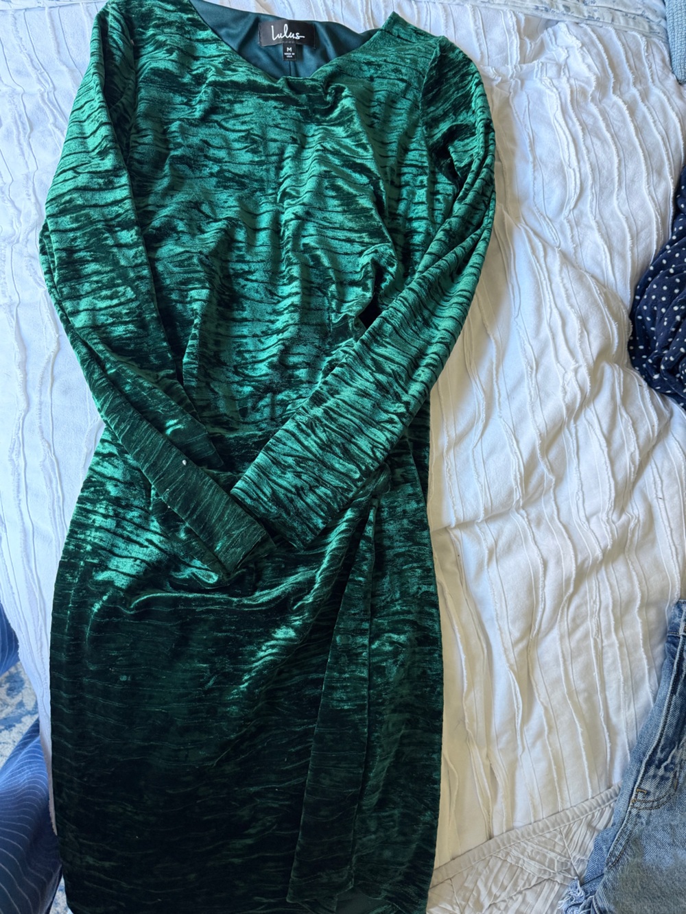 Lulus Velvet Mini Dress